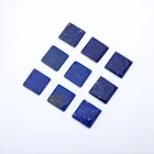 Ring Hot Sale Multiple Natural Cabochon Square Artificial Lapis-lazuli For Inlay Ring Earring Jewelries