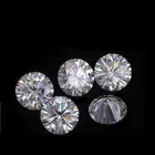 Diamond Moissanite Diamond Round Brilliant Cut 1mm 2.5mm D E F Color White Jewelry Gemstone