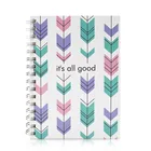 School Wire Binding Fashion Matt Lamination Notebook Paper School Spiral Notebook With Highlight Uv Coating