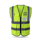 Red Vests High Quality Pvc Thick En471 Heavy Duty Red Motorcycle Riding Workers High Visiblity Black Reflective Vest//