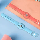 Wristband Anti-lost Cover Case For Airtag Liquid Silicone Cover Cases Tracker Case For Apple Airtags