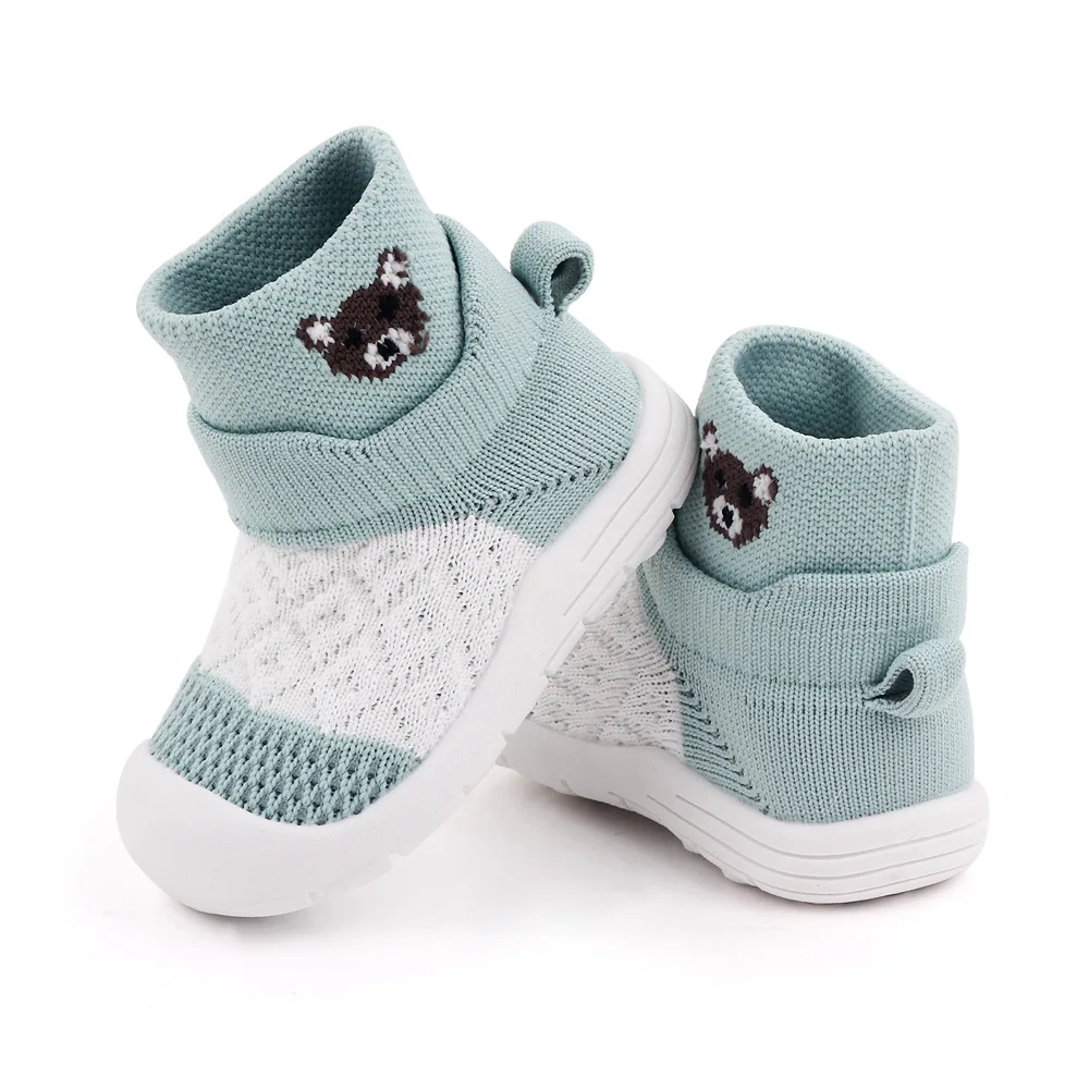 Spring and Autumn New Baby Color Flying Fabric Soft Soled Children's Toddler Socks Shoes details