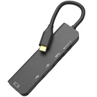 5 In 1 Type C To HDMI 3*USB Type A 5V Charging Multi-port Adapter Hub For PC Macbook