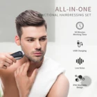 2021 New Design 6 In 1 Men Professional Grooming Kit Waterproof Multi-function Hairdressing Set
