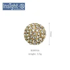 Shirt Buttons 16mm Wholesale Shirt Buttons Custom Round Buttons Crystal Rhinestone Buttons For Decoration