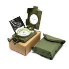 Compass Military Pocket Metal Sighting Clinometer Hiking CampingMultifunction Survival Military Compass New