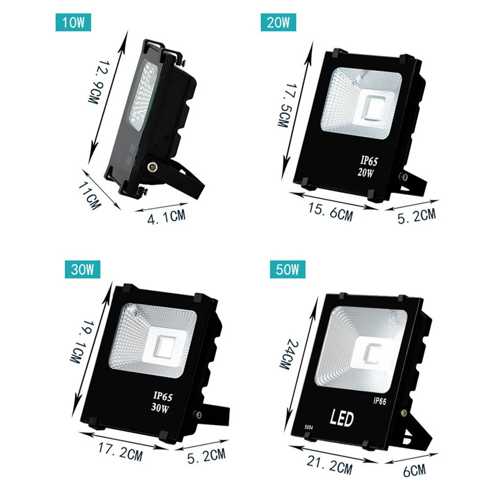 RGB Outdoor Waterproof LED Floodlight for Park Landscape Lighting Color-Changing with Remote Control Spotlights for Trees