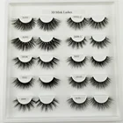 Eyelash Eyelashes Mink Eyelash Vendor 3D 5D Wholesale Privade Label With Custom Packing Wispy Siberian Mink Eyelashes