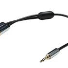 Audio 1 Male To 2 Female 3.5mm Stereo Mic Audio AUX Y Splitter Cable