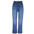 Denim Pants Womens Jeans High Waist Women High Waist Denim Jeans Micro Flared Pants Wholesale 2021