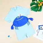 Beachwear Economical Custom Design Fashionable Swimwear Blue Beachwear Swimwear Kids Boys