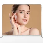Trade Show Digital Printing Portable 8 Ft Trade Show Tension Fabric Pop Up Stand Tube Backdrop Display Wall
