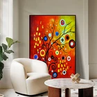 Picture Modern Art Colorful Tree Painting Home Decoration Canvas Print Frameless Picture Wall Painting