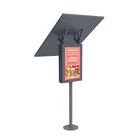 Player Advertisement Lcd Display 55 Inch Floor Freestands Custom Lcd Advertising Display Player Solar Board On Top