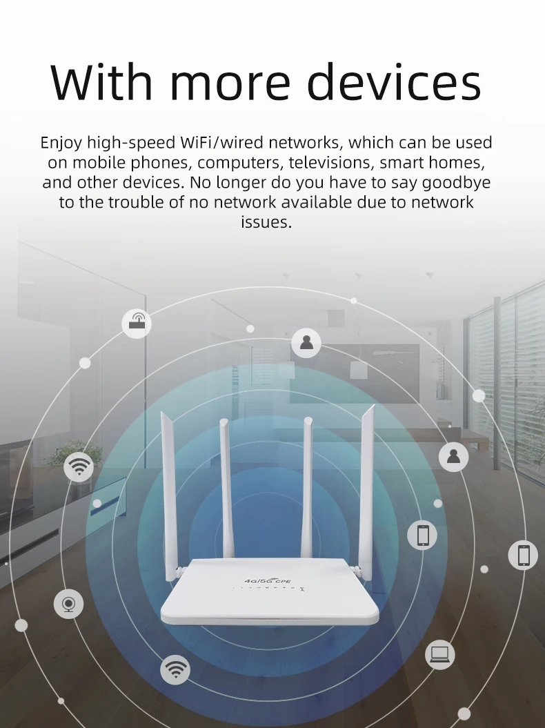 R103 4G/5G LTE CPE WiFi Router