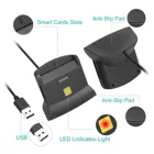 Card Smart Card Reader With USB Interface SIM/ID/ATM/IC Payment Card Bank Credit Card Chip Reader Writer