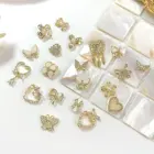 Art Trend Zircon Nail Art Charms New Trend Butterfly 3d Nail Jewelry Color Keeping Nail Decoration
