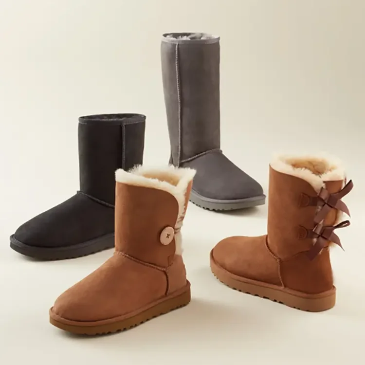 Custom Women Real Sheep Fur Leather 