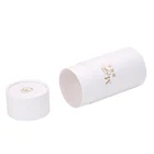 Tea Box Decorative Paper Boxes Decorative Custom Printed Empty Tea Box Paper Cardboard Tube Round Carton Box