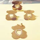 Jewelry Set Fashion Stainless Steel Bear Jewelry Set With Butterfly Crown Necklace Earrings Bracelet Ring Set