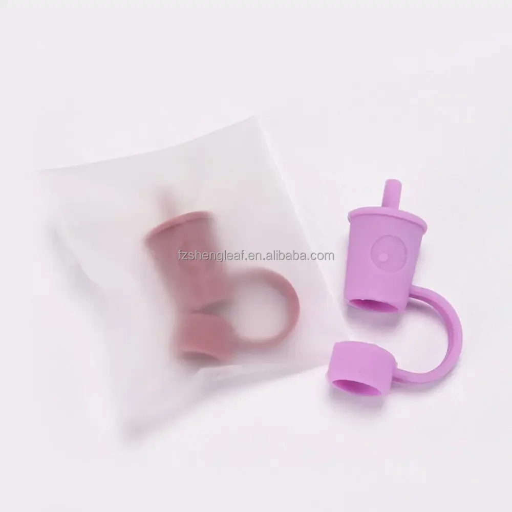 product silicone straw tips cover topper charms dust proof reusable for tumbler drinking bar accessories straw cover caps protectors-1