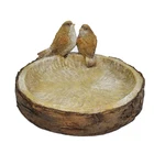 Tray Resin Wellow Birds Round Fruit Tray Fruit Tray.dry Fruit Tray Resin Home Decor And Gift