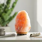 Pink Pink Wholesale Hand Craved Natural Shape Crystal Rock Pink White Himalayan Salt Lamp
