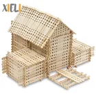 Handicraft 4.5inch Popsicle Sticks Tiny Wood Stick For Craft Creating Projects Building Model Kids Handicraft