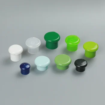 Factory Supply Shower Gel Bottle 28 mm Plastic Snap Top Cap Mushroom Shape Flip Top Caps