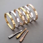 Bracelet Fashion Stainless Steel Jewelry Gold Brands Bracelet For Men And Women