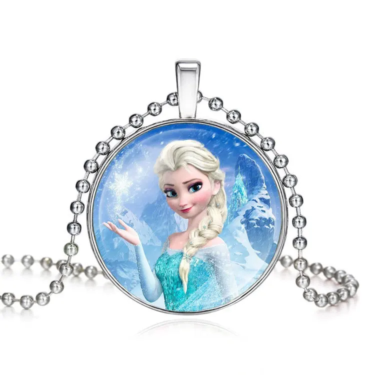 anna and elsa necklace