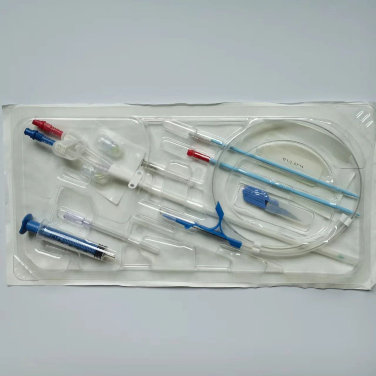 Medical Consumable Single Use Able Double Lumen Disposable Hemodialysis