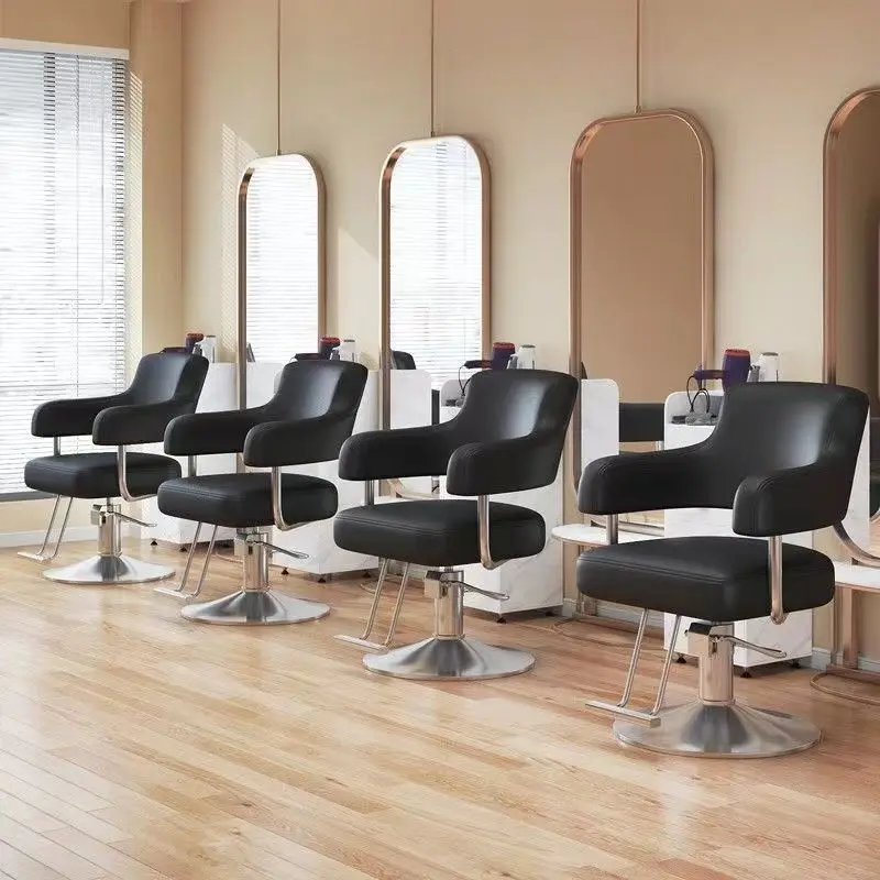 Hair salon chair can be lifted salon chair rotating ironing dyeing hair chair