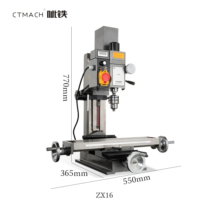 Mini Small Bench Table Top Milling Machine Zx16 - Buy Manual Lathe 
