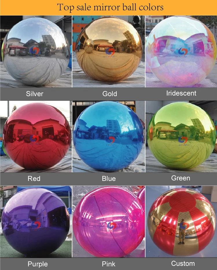 inflatable mirror ball