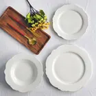 Ceramic Plates Amazon Hot Sale Ceramic Dinner Plates Cheap Bulk Flat White Porcelain Wedding Plates
