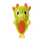 Toy Best-Selling Luxury Squeaky Safety Durable Pet Chewing Plush Dragon Shape Toy
