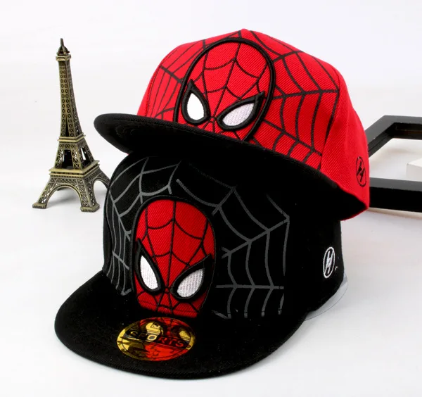 spider man flat bill hat