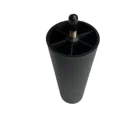 Leg/ Leg African Cheap Price Customized Black Wear-resistant Plastic Sofa Furniture Leg/ Chair Leg