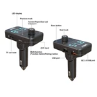 Car Factory Direct DC5V 3.0A Charging Bluetooth Handsfree Car Kit MP3 U Disk Player Fm Transmitter With Car Charger