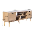 Tv 1 Door 2 Drawers Modern TV Stand Cabinet Furniture Tv Cabinet