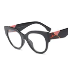 Export Quality Women Optical Frames Trendy Fashion Spectacle Frame Cat Eye Thick Eyeglasses Frame