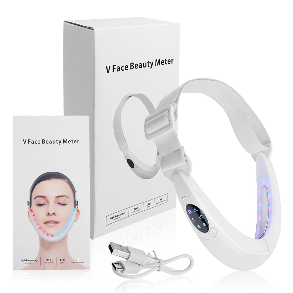 Ems Therapy Device Beauty Machine Electric V Shaped Thin Face Slimming