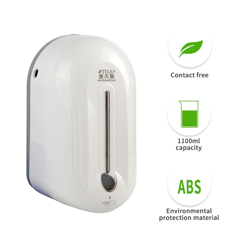 1100ml Wall Mounted Automatic Liquid Soap Dispenser Touchless Sensor Sanitizer Dispenser