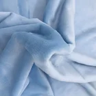 Blue Minky Solid Fabric Hot Sale Low Price Micro Minky Blue Gray Velboa Solid Color Upholstery Fabric