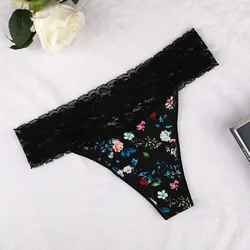Women's Lace Panties Invisible Knit Sexy Lace Low Waist Thong Breathable Ultra Shorts Wholesale