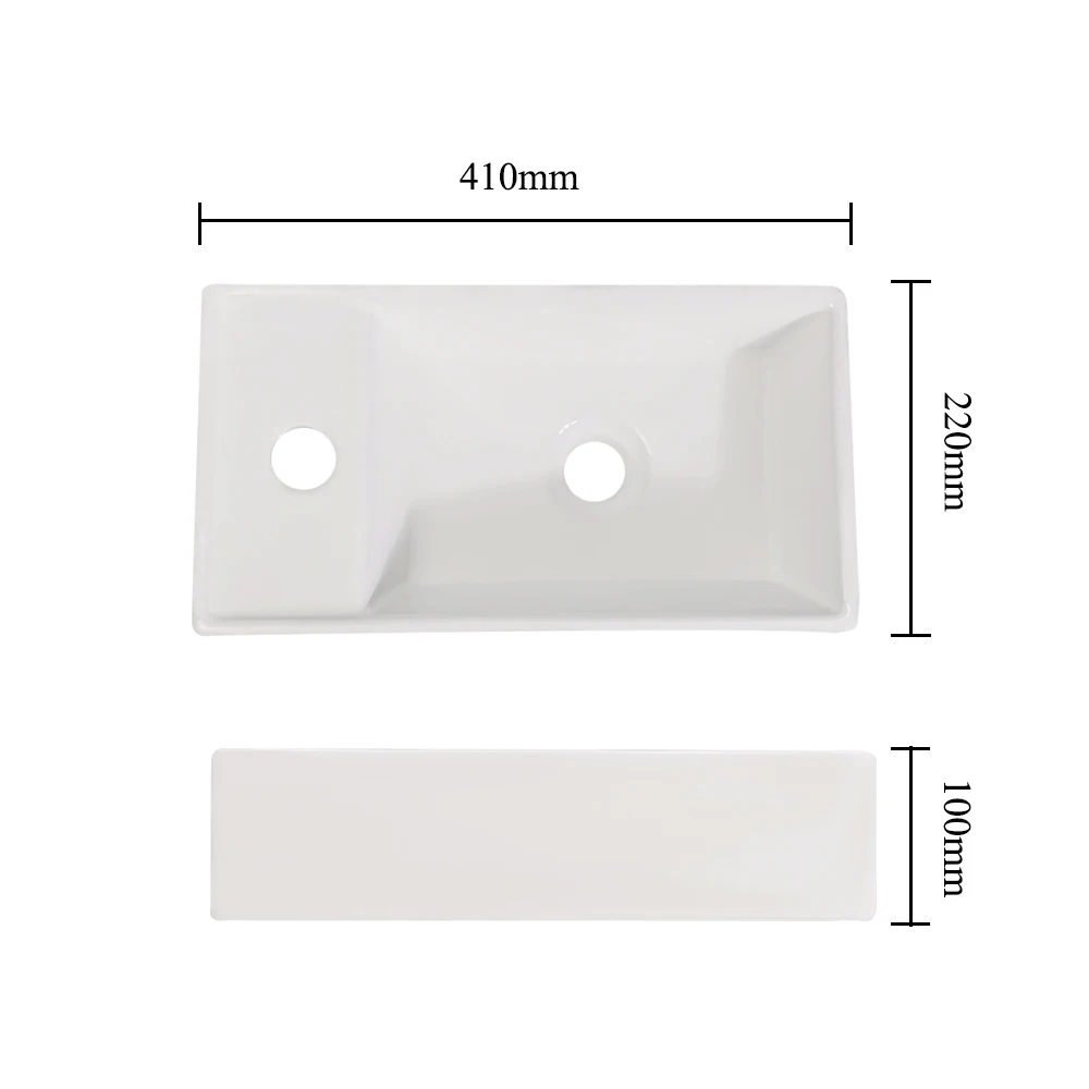 Tarpul Modern Classic Design Small Room Type Washbasin Ceramic Sink Wall Mounted Bathroom Ceramic Washbasin Hotel Use details