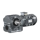 Flange Gear Motor Motor Flange Gearbox S Series Flange Mounted 90 Degree Worm Gear Motor Gearbox