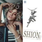 925 Silver Jewelry Silver Hot Selling M416 Gun Pendant Small Gun Necklace Women PUBGS 925 Sterling Silver Jewelry