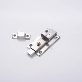 Chinese Factory Price Button Spring-Loaded Latch Sliding Lock Barrel Bolt Stainless Steel Latch